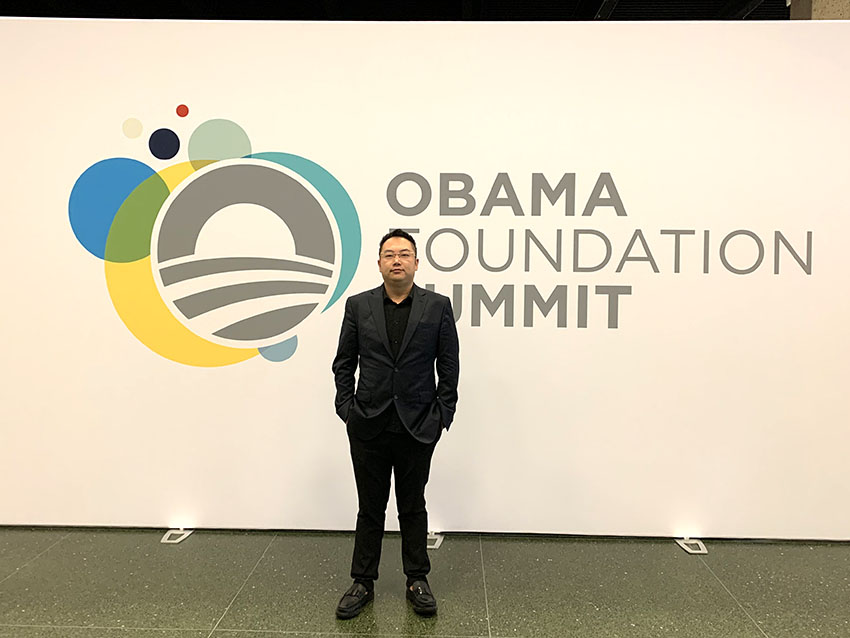 菲彩国际集团_菲彩国际国际总裁徐鹏出席奥巴马基金会2019峰会
