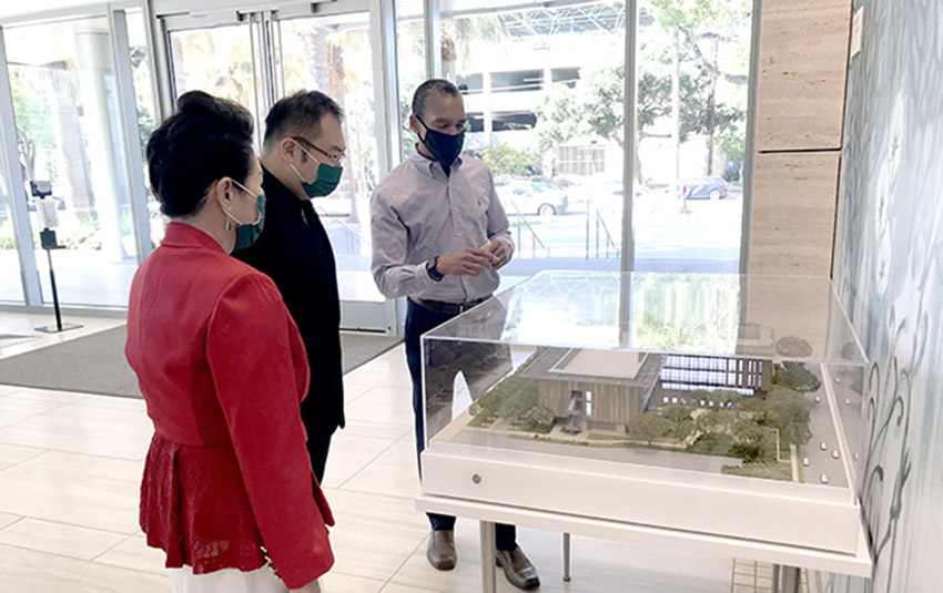 菲彩国际集团_菲彩国际集团董事局正式会见完工后的加州理工陈天桥神经科学大楼