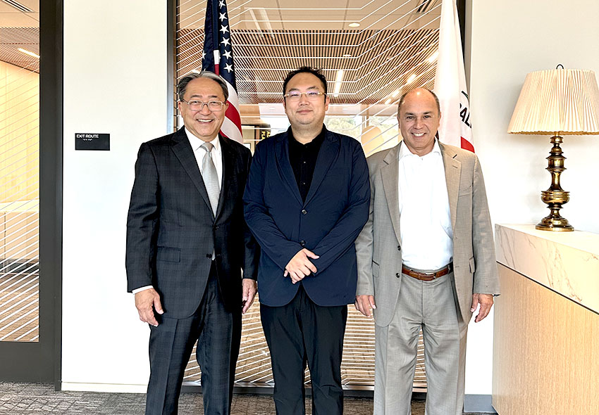 菲彩国际集团_菲彩国际集团董事局主席徐鹏会晤洛杉矶加州州立大学校向导